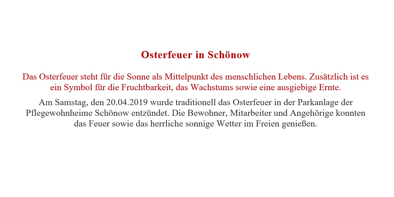 Du betrachtest gerade Osterfeuer