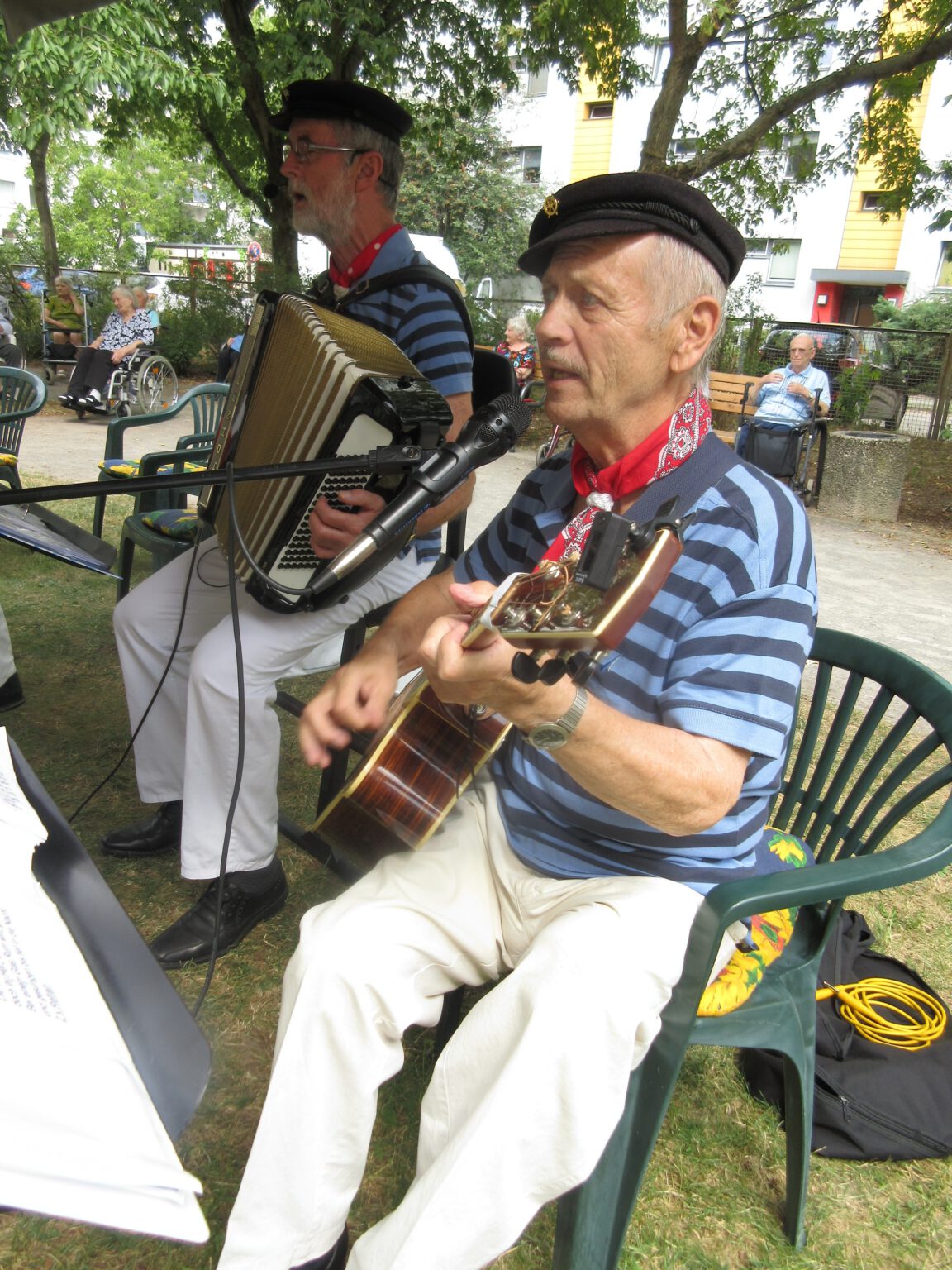 Konzert im Garten Seniorenzentrum Lichtenberg GSFSeniorenheime