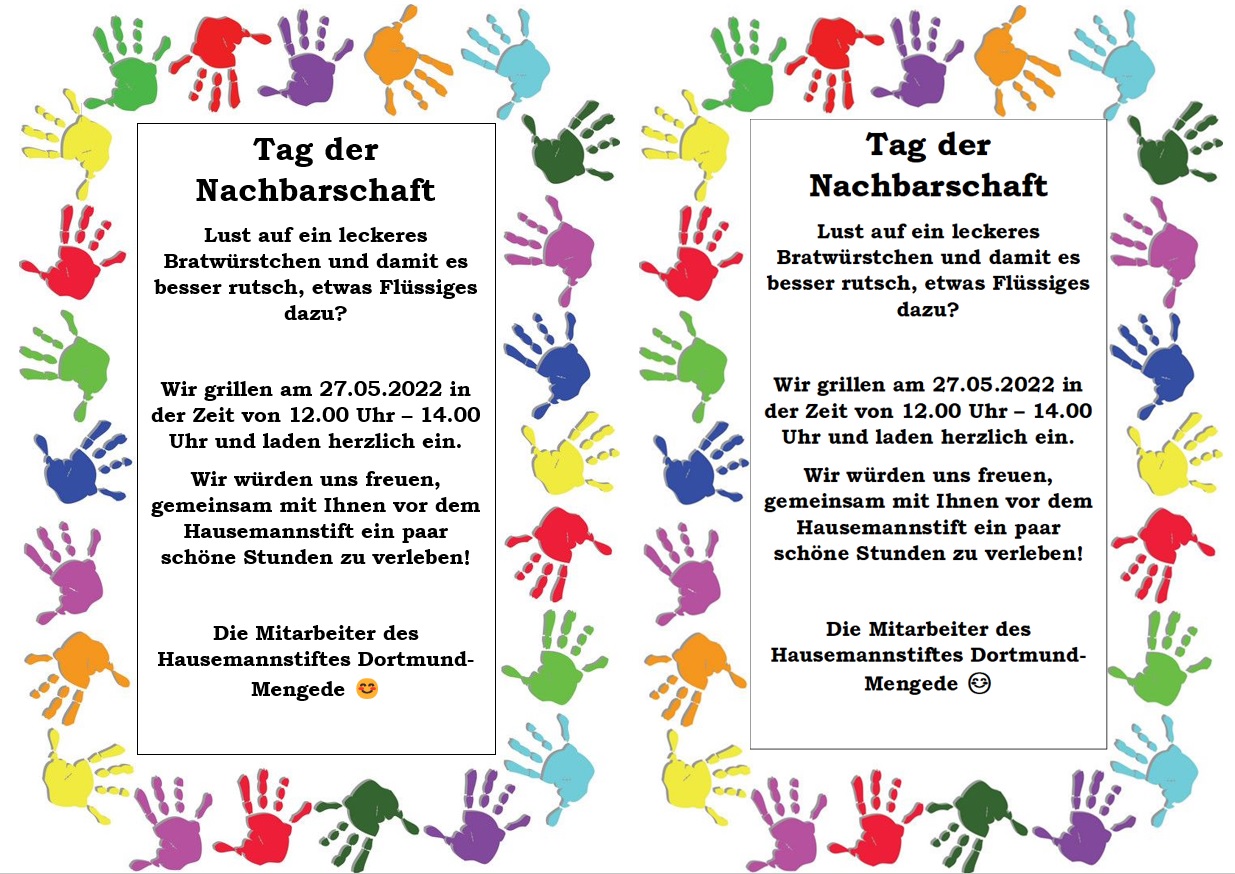 Du betrachtest gerade Tag der Nachbarschaft im Seniorenhaus Hausemannstift