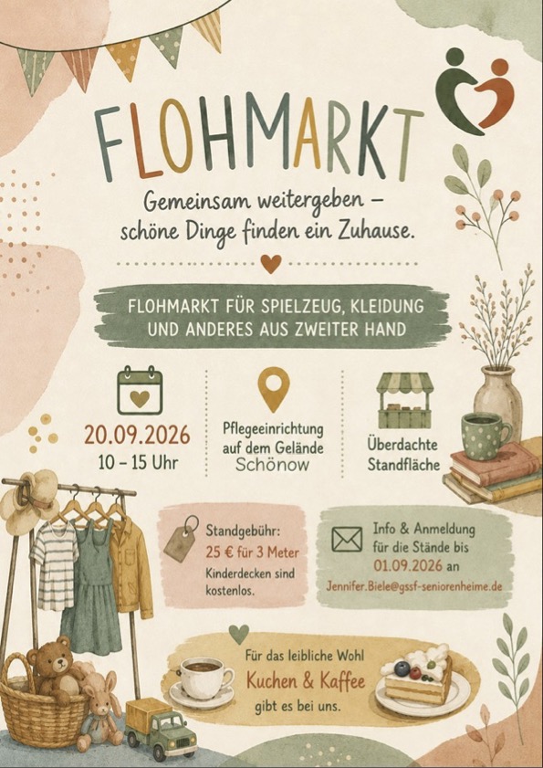 Du betrachtest gerade Einladung zum Flohmarkt